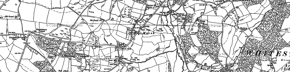 Old map of Marsh in 1903
