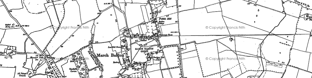 Old map of Baldon Ho in 1897
