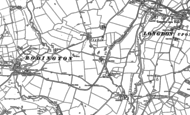 Old Map of Marsh Green, 1881