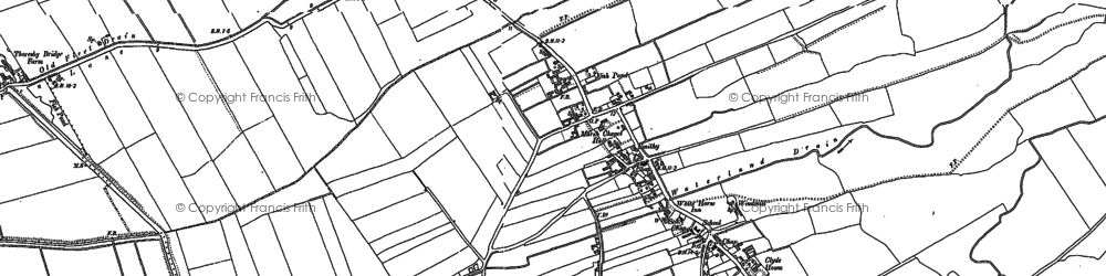 Old map of Marshchapel in 1887
