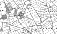 Old Map of Marton-le-Moor, 1889 - 1890
