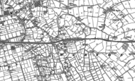 Old Map of Marton Moss Side, 1891 - 1910