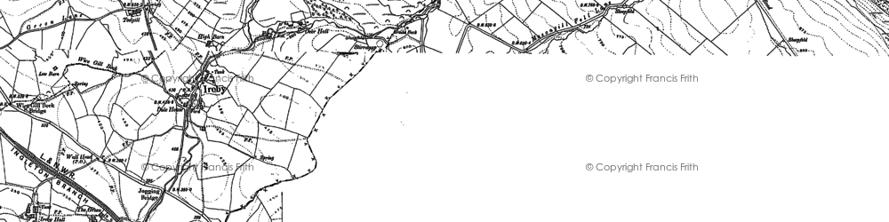 Old map of Masongill in 1907