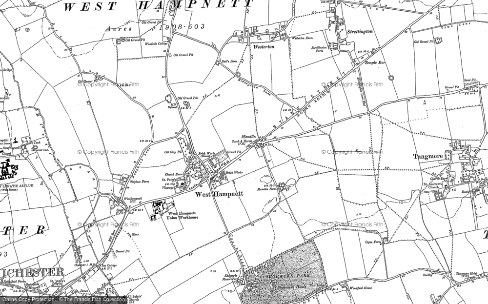 Old Map of Maudlin, 1896 in 1896