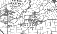 Old Map of Maxey, 1886 - 1899