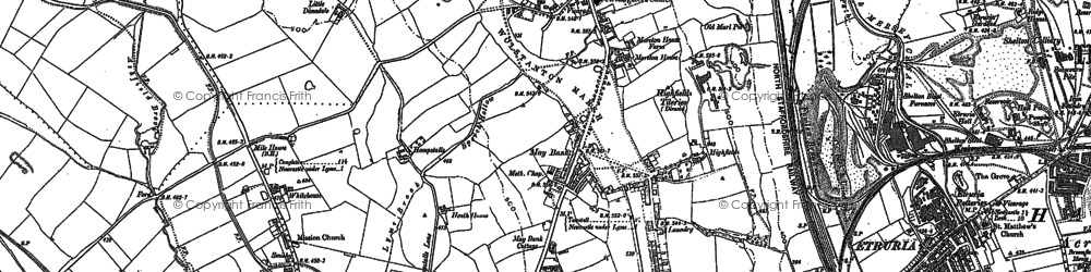 Old map of May Bank in 1877