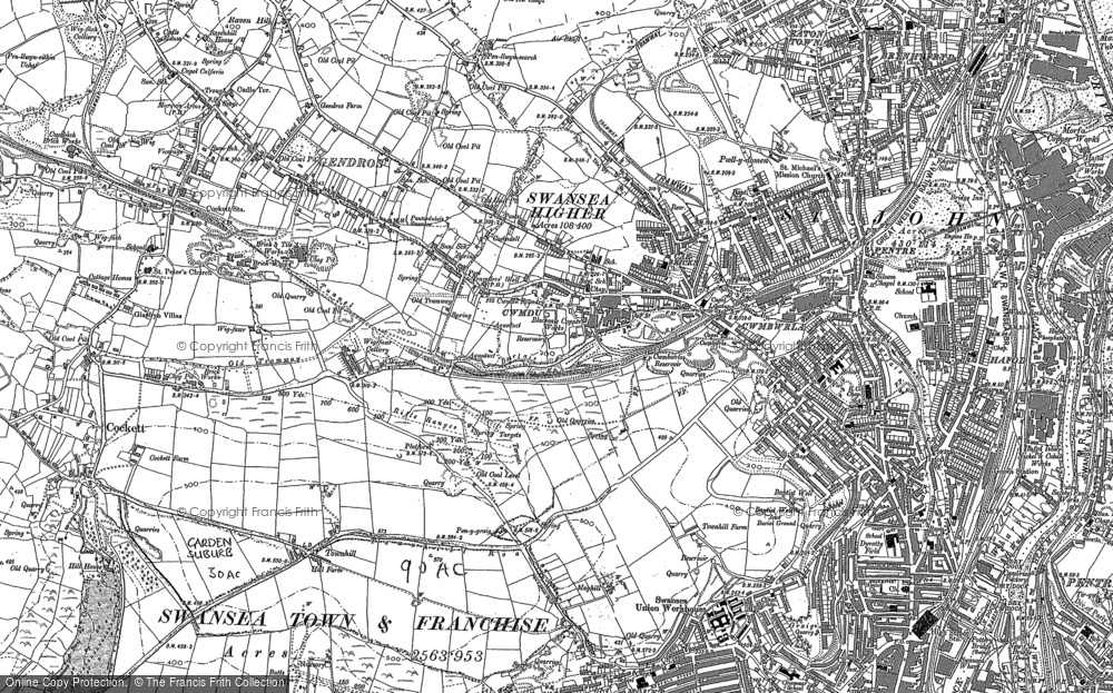 Old Map of Mayhill, 1897 - 1913 in 1897