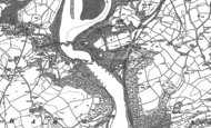 Old Map of Maypool, 1885 - 1938