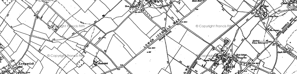Old map of Meadle in 1897