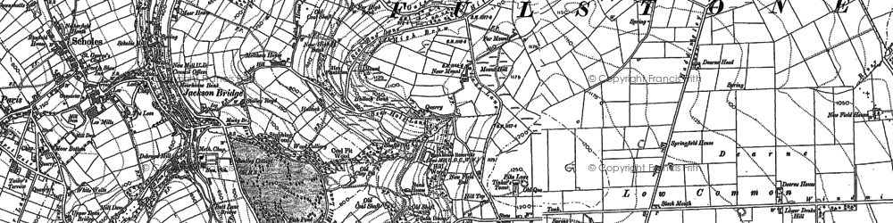 Old map of Meal Hill in 1888