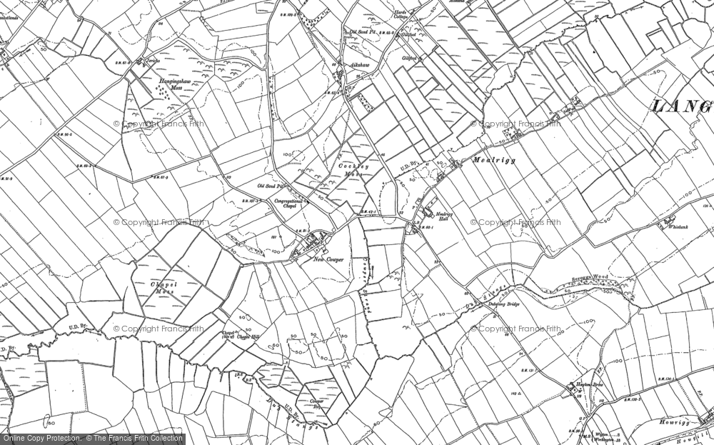 Old Map of Mealrigg, 1899 - 1923 in 1899