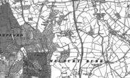 Old Map of Melbury Bubb, 1887