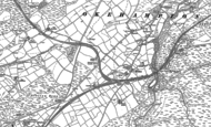 Old Map of Meldon, 1884