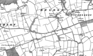 Old Map of Meldon, 1896
