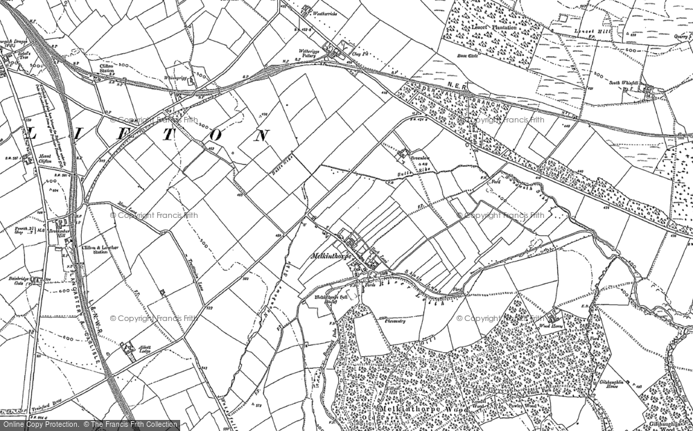 Old Map of Melkinthorpe, 1897 in 1897
