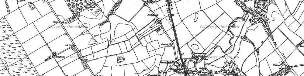 Old map of Mellguards in 1898