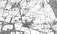 Old Map of Melton Constable, 1885
