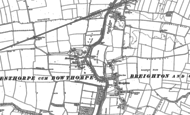 Old Map of Menthorpe, 1889