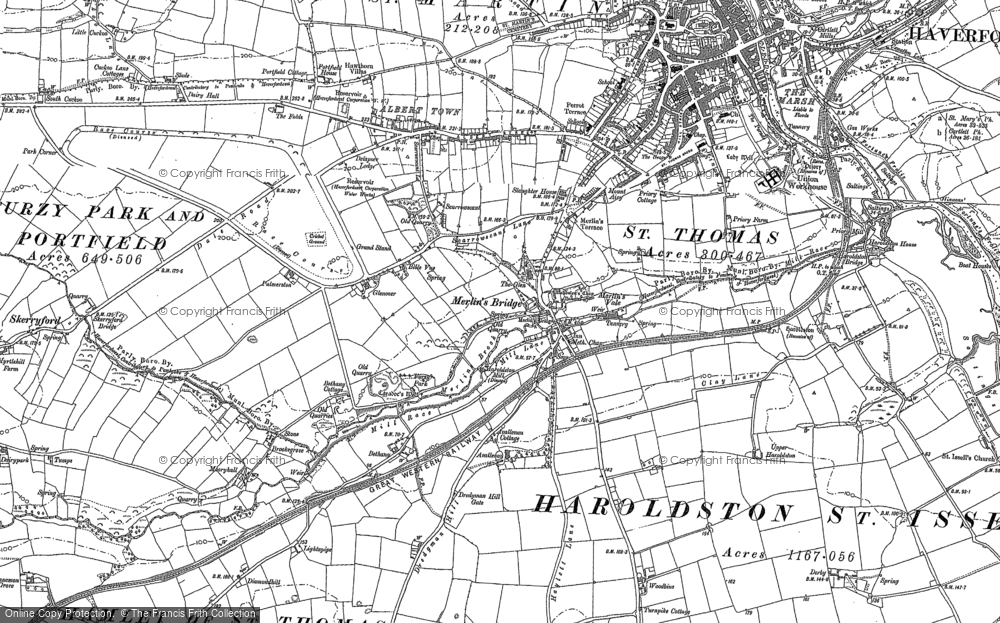 Merlin's Bridge, 1887 - 1888