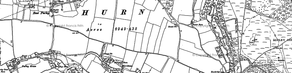 Old map of Merritown in 1907