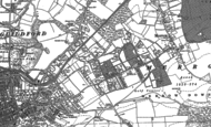 Old Map of Merrow, 1895