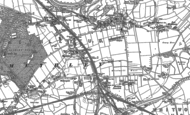 Old Map of Methley, 1890