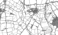 Old Map of Meysey Hampton, 1876 - 1901