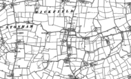 Old Map of Mickfield, 1884