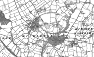 Old Map of Mickleton, 1900