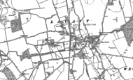 Old Map of Mid Lavant, 1896