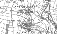 Old Map of Middle Aston, 1898