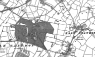 Old Map of Middle Claydon, 1898