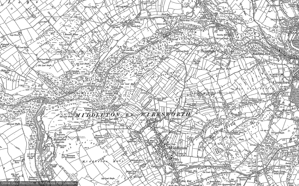 Old Map of Middleton, 1879 - 1898 in 1879