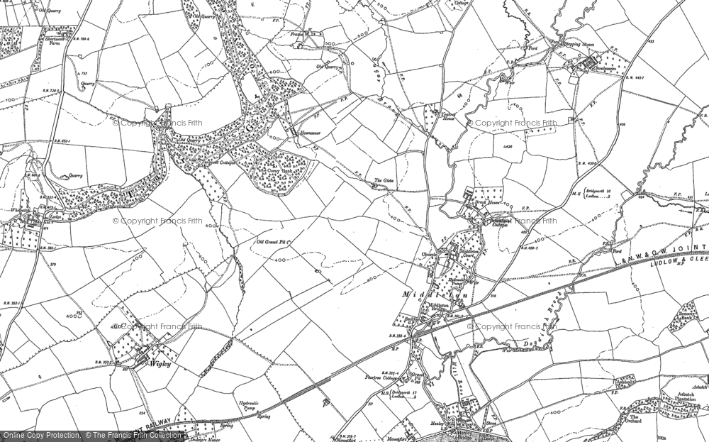 Old Map of Middleton, 1883 - 1902 in 1883