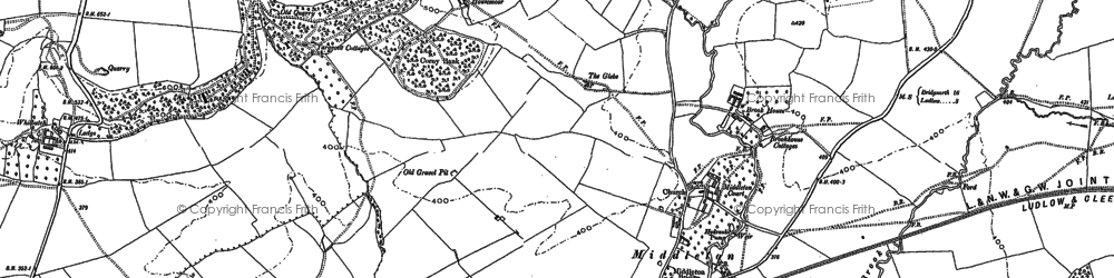Old map of Middleton in 1883