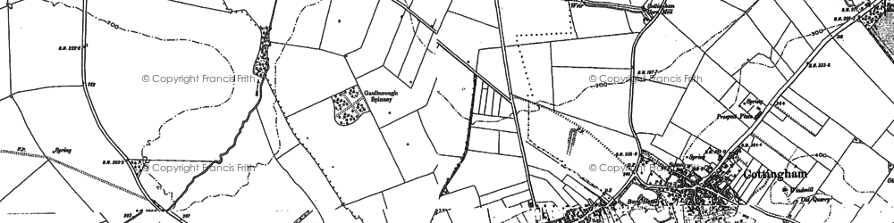 Old map of Middleton in 1885