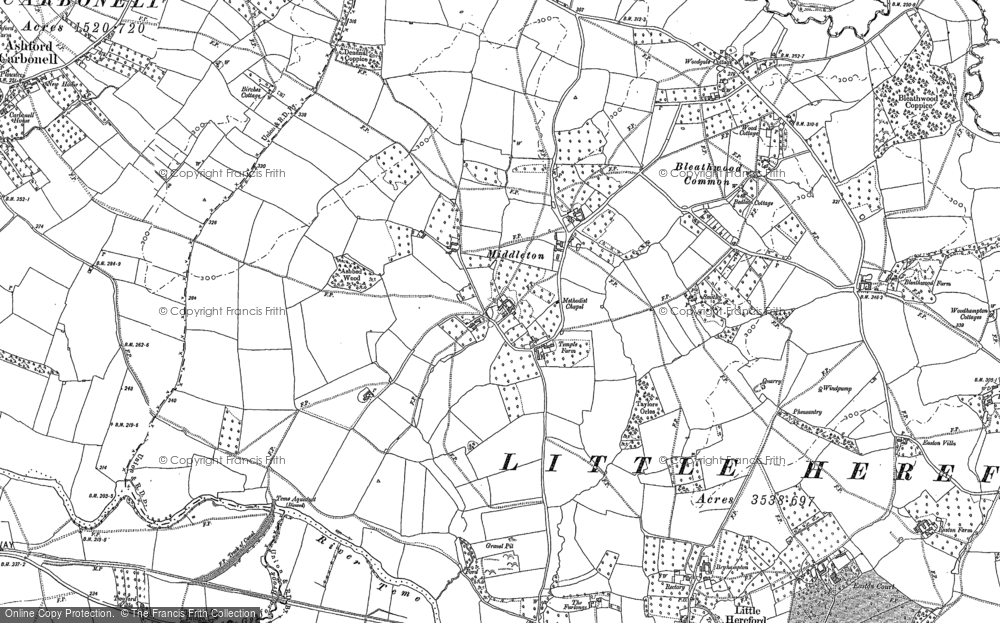 Old Map of Middleton, 1902 in 1902