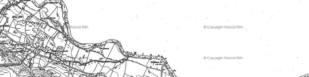 Old map of Aukside in 1892