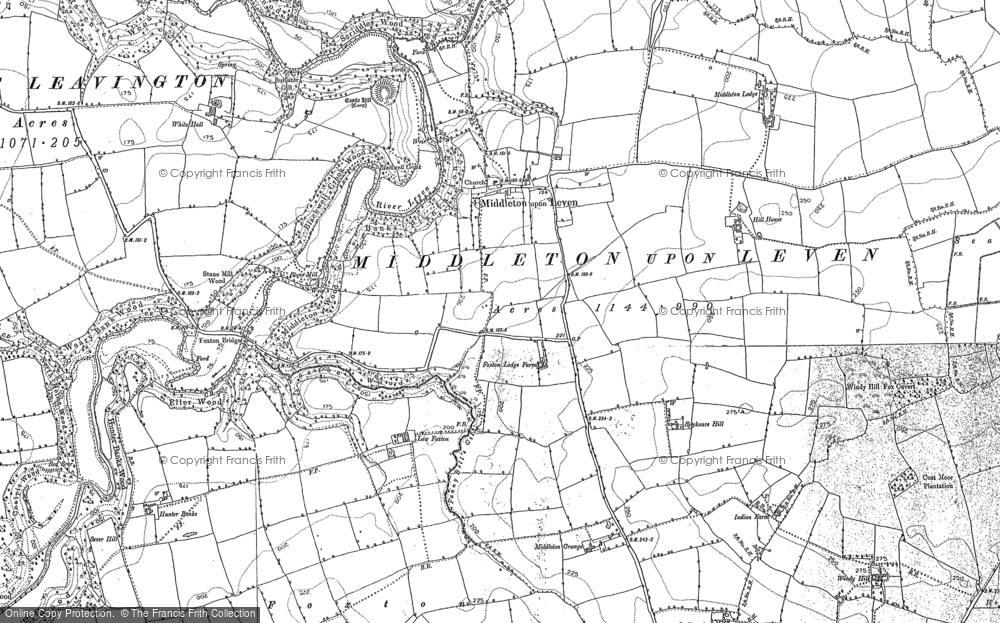 Old Map of Historic Map covering Brewsdale in 1893