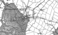 Old Map of Middleton Stoney, 1898
