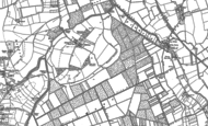 Old Map of Midelney, 1885 - 1886