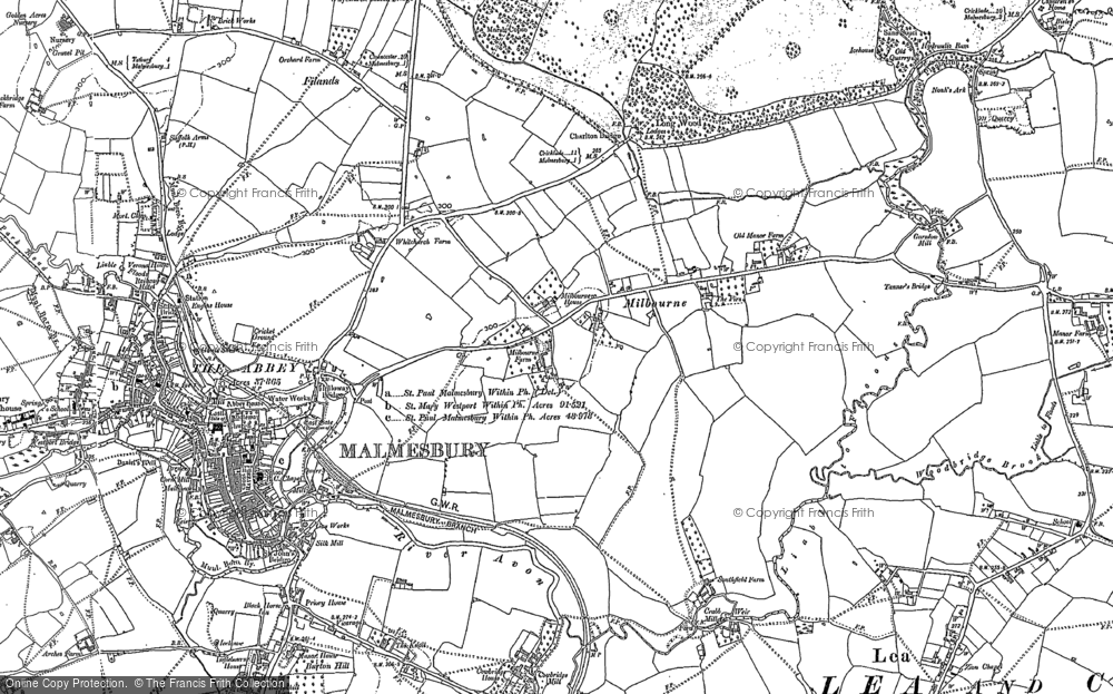 Old Map of Milbourne, 1919 in 1919
