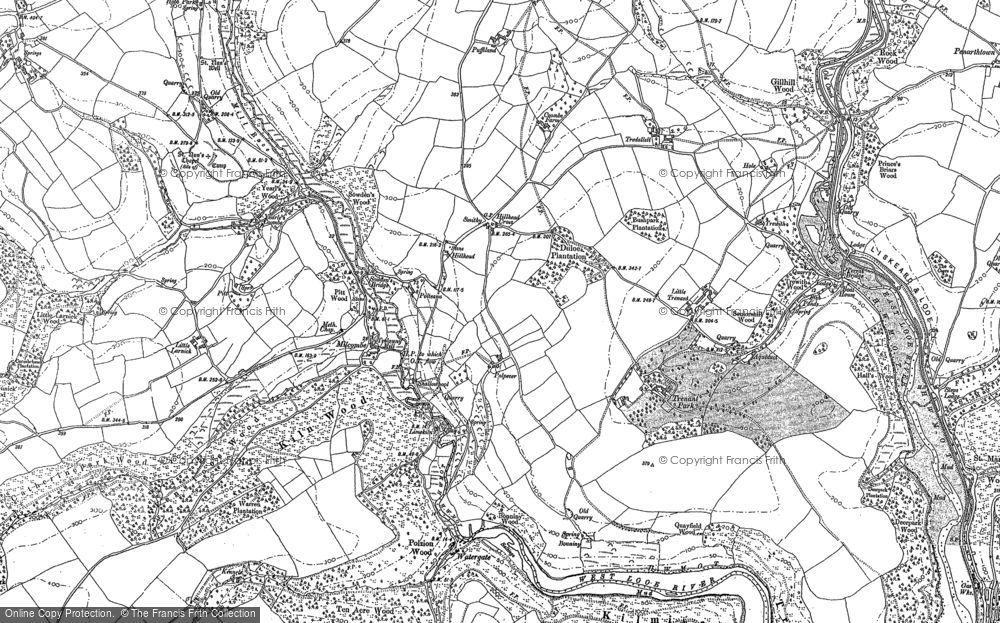Old Map of Milcombe, 1881 - 1905 in 1881