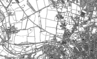 Old Map of Mile Cross, 1883 - 1905