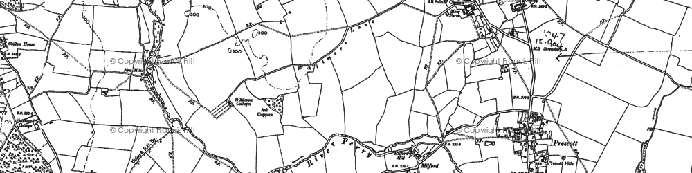 Old map of Broadlands, The in 1881