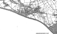 Old Map of Milford on Sea, 1907