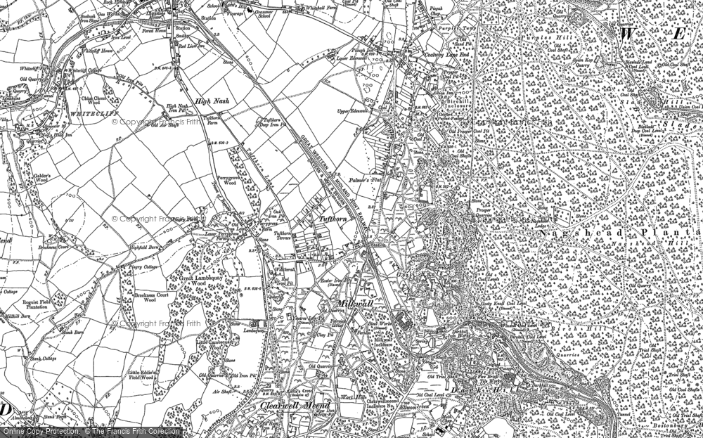 Old Map of Milkwall, 1878 - 1900 in 1878