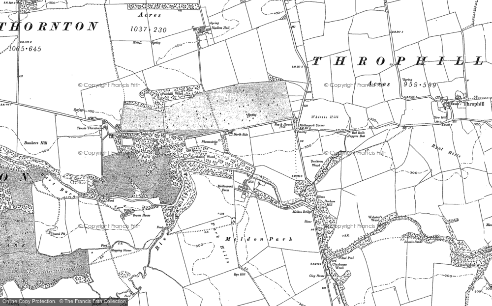 Old Map of Mill House Fm, 1896 in 1896