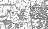 Old Map of Millbrook, 1882