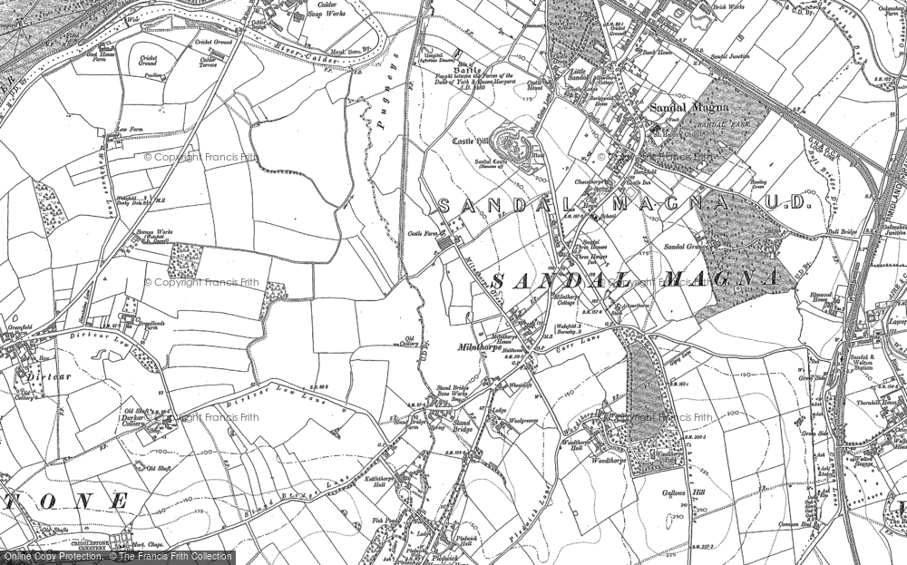 Old Map of Milnthorpe, 1890 - 1891 in 1890
